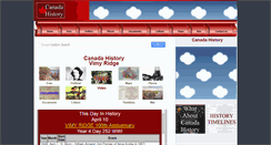 Desktop Screenshot of canadahistory.com